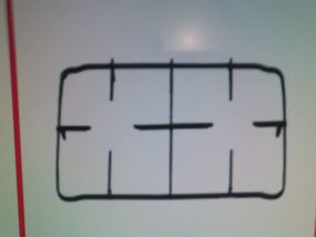 Grelha para placa, fogão Ariston PCMI12